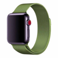 Ремешок на Apple watch 38/40/41mm Milanese Loop Band Army green